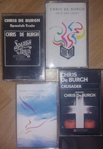 4 x CHRIS DE BURGH Albums SPANISH TRAIN,INTO THE LIGHT,CRUSADER,SPARK TO A FLAME - Picture 1 of 3