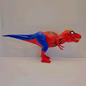 Marvel Spiderman Web Chompin Spider Rex T-Rex Dino 2022 testato funziona senza freccette - Foto 1 di 8