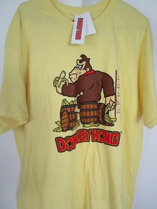 Nintendo Donkey Kong Herren Kurzarm Grafik T-Shirt Gr. XL Gelb - Bild 1 von 3