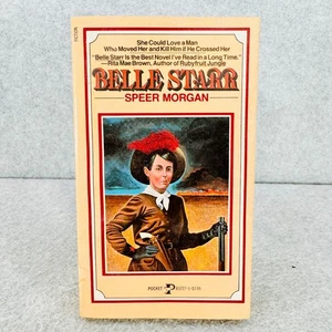BELLE STARR by Speer Morgan Vintage Paperback Book Pocket 1983 - Picture 1 of 7