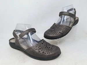 Sandalo donna Naot Arataki taglia 39 8 grigio antistress cinturino alla caviglia scamosciato - Foto 1 di 9