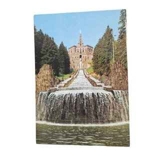 AK Kassel Wilhelmshohe Herkules mit Kaskadenwasserfällen Deutschland Chrom - Bild 1 von 2