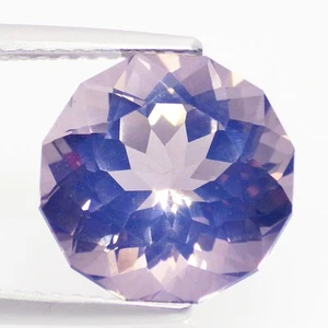 4.64 Ct Impressive Round (10 x 10 mm) 100%Natural Lavender Amethyst From Bolivia - Picture 1 of 7