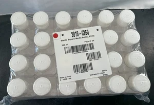 Thermo 2019-0050 PETG Square Media Bottles w Closures, Sterile 250mL Pack of 24 - Picture 1 of 4