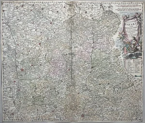 Oberpfalz - Homann 1720 - Palatinatus Bavariae vulgo die Obere Pfaltz - Original - Bild 1 von 3