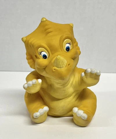 The Land Before Time Pizza Hut Cera Dinosaur Hand Puppet 1988 Triceratops Cover