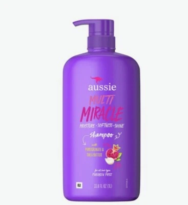 Aussie Multi Miracle Shampoo with Pomegranate Shea Butter 33.8 fl oz - Image 1 of 3