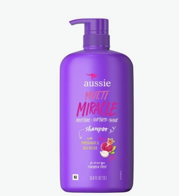 Aussie Multi Miracle Shampoo with Pomegranate Shea Butter 33.8 fl oz - Image 1 of 3