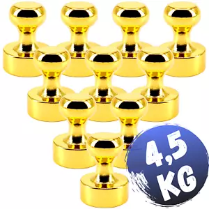 Neodym Magnete Für Magnettafel Pinnwand Kegel Magnet 12mm 4,5KG Stark Whiteboard - Bild 1 von 7