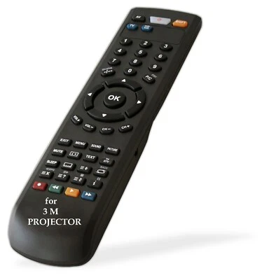 Remote Control for 3M Projector Models:  MP8020 - Image 1 of 4