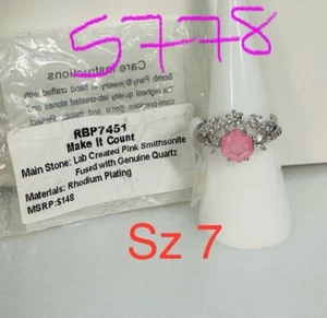 Neu im Karton Bomb Party Gr.7 RBP7451 Make It Count LC Pink Smithsonite Fuse Echtquarz - Bild 1 von 7