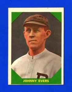 1960 Fleer SET BREAK #57 JOHNNY EVERS EX+/EXMINT HOF CHICAGO CUBS (SB1) - Foto 1 di 2