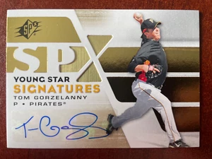 2008 SPX YOUNG STAR SIGNATURES - TOM GORZELANNY #YSS-TG PITTSBURGH PIRATES - Picture 1 of 2
