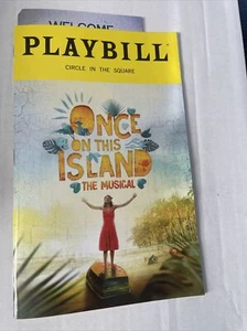 ONCE ON THIS ISLAND BROADWAY REVIVAL Playbill ottobre 2018 Courtnee Carter - Foto 1 di 2
