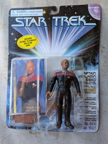 Star Trek Deep Space Nine DS9 Captain Benjamin Sisko 1997 Action Figure Cover
