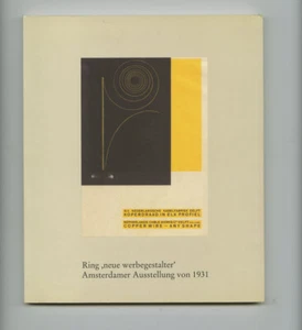 1990 Piet Zwart RING NEUE WERBEGESTALTER Avant-Garde Typography Exhibit Catalog  - Bild 1 von 12
