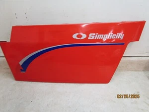 SIMPLICITY LANDLORD DLX 18HP LAWN MOWER TRACTOR LEFT LH SIDE HOOD PANEL - Picture 1 of 13