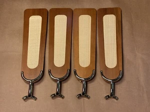 Vintage Hunter Original 52” Brass Pecan Cane Ceiling Fans Blades 22313 NOS - Picture 1 of 6