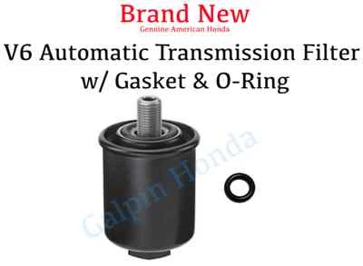 Filtro de transmisión automática genuino OEM Honda Pilot Odyssey ATF 02-04 transmisión Foto 1 de 2