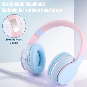 Bluetooth Wireless Headphones Over Ear Headset Noise Cancelling With Microphone - Picture 1 of 64