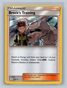 Brock's Training Hidden Fates 55/68 Near Mint NM Holo Rare - Bild 1 von 2