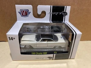 1/64 M2 SRT 1960 CHRYSLER 300F WHITE & BLACK TOP BOX SAYS 1966 CHRYSLER - Picture 1 of 3