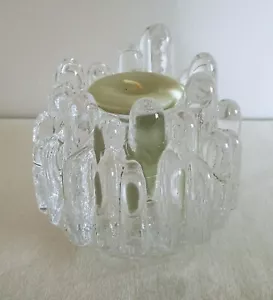 Vintage Kosta Boda Polar Crystal Candle Holders Göran Warff Excellent - Picture 1 of 12