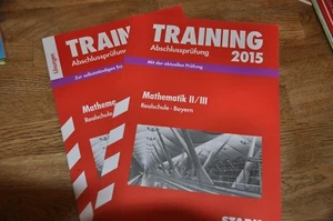 2x Realschule Mathe II/III Training Abschlussprüfung /Lösung 2015 - Bild 1 von 21