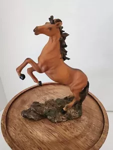Estatua de caballo estatuilla de resina pintada estatua en base-7" - Imagen 1 de 6