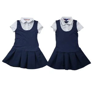 French Toast Gabrielle Jumper Pleated Skirt School Uniform Girls 6 Preppy Lot - Picture 1 of 9
