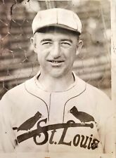 1931 GABBY STREET MLB BASEBALL PHOTO ST. LOUIS CARDINALS BLUES RAMS TYPE 1 RARE