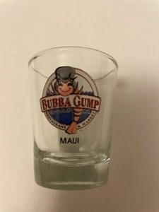 VTG Bubba Gump Shrimp Co Restaurant Maui HI Front St Lahaina Souvenir Shot Glass - Picture 1 of 4