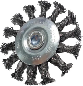 KS Tools Steel Wire Round Brush 0.3mm, Ø 75mm - 340.0038 - Picture 1 of 3