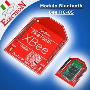 Bluetooth Modulo Bee HC-05 Wireless Datenübertragung XBee Design Modul 3,3V - Bild 1 von 1