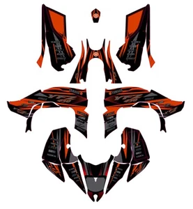 Fits YAMAHA YFZ 450R ATV decals stickers graphics kit 2014 to 2024 yfz450r - Picture 1 of 1