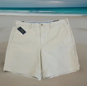 Polo Ralph Lauren $79 Men's Stretch Straight Fit 8" Chino Shorts Grey Size 42 - Picture 1 of 5