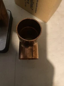 1 1/4"in C x C x C Copper Tee Sweat Connection Mueller Streamline New - Picture 1 of 4