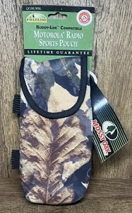 NOWOŚĆ Vtg Mossy Oak Motorola Radio Sport Pokrowiec Camo Buddy-Lok Kompatybilny - Zdjęcie 1 z 2