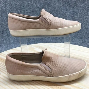 Naturalizer Sneakers Womens 8M Beige Marianne Slip On Perforated Leather Casual - Picture 1 of 19