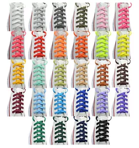 2 Pairs Flat Athletic Shoelace Sneakers Strings 27",36",45",54",63" Shoelaces - Picture 1 of 30