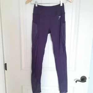 Leggings Gymshark Bolsillo Seco Malla Púrpura Talla S - Imagen 1 de 10