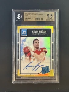 2016 Donruss Optic Rated Gold Signatures /10 Kevin Hogan BGS 9.5 Rookie Auto RC - Bild 1 von 2