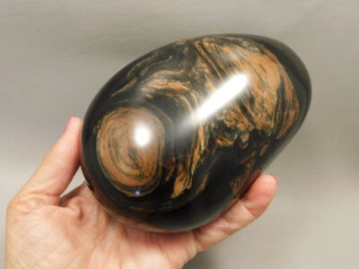 Gold Sheen Mahogany Obsidian Decorator Polished Rock Oregon #O1 - Image 1 of 4