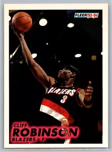 Clifford Robinson 1993-94 Fleer BASKETBALL #178 Portland Trail Blazer - Bild 1 von 2
