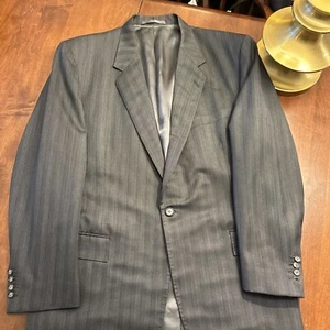 Bespoke Holland & Sherry Worsted Wool ~44Plaid Check Blazer Sport Coat Jacket - Picture 1 of 23