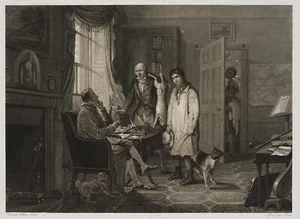 JAZET (*1788) nach KIDD (19.Jhd), Le Braconnier Pris, 1819, Aquatinta Figürlich - Bild 1 von 4