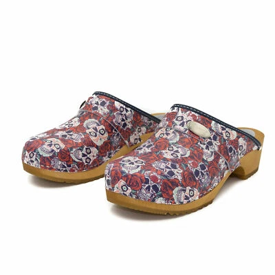 PERFECT GIFT CLOGERS Holzclogs Unisex HOLZ Clogs Pantoletten Sandalen 35-47 - Bild 1 von 2