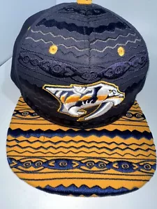 Zephyr NHL Nashville Predators RARE Thick Flat Bill SnapBack Hat- (14) - Picture 1 of 9