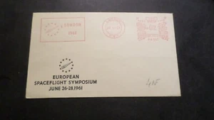 ROYAUME UNI GB UK LETTRE EUROPEAN SPACEFLIGHT SYMPOSIUM LONDRE 1961 ESPACE FUSEE - Photo 1/2