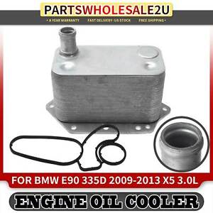 Engine Oil Cooler for BMW 335d 2009-2011 X5 2009-2013 E90 E70 3.0L 11427788462